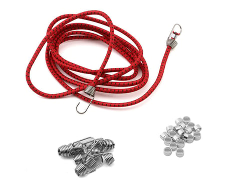 Hot Racing 1/10 Bungee Cord Kit (Red/Black)