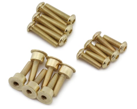 Hot Racing Losi Promoto-MX HD Steel Brake Disk Screws Set (Gold)