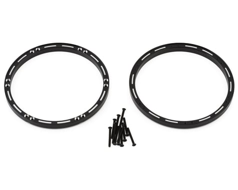 Hot Racing Losi Promoto-MX Front Wheel Reinforcement Rings (Black) (2)