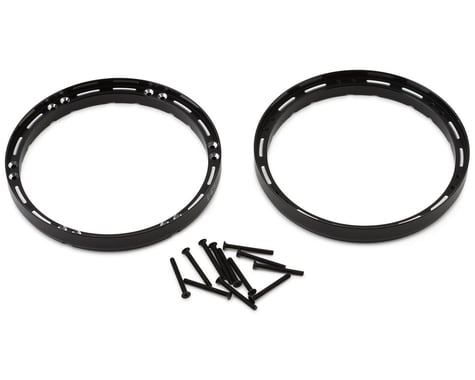 Hot Racing Losi Promoto-MX Rear Wheel Reinforcement Rings (Black) (2)