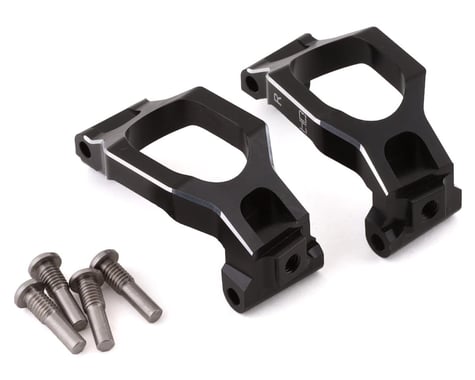 Hot Racing Aluminum C-Hub Caster Blocks for Traxxas Maxx (Black) (2)