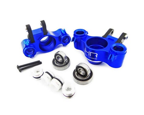 Hot Racing Aluminum Axle Carriers w/Bearing Blue TRA