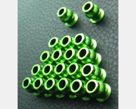 Hot Racing Green Aluminum Suspension Pivot Balls (20)