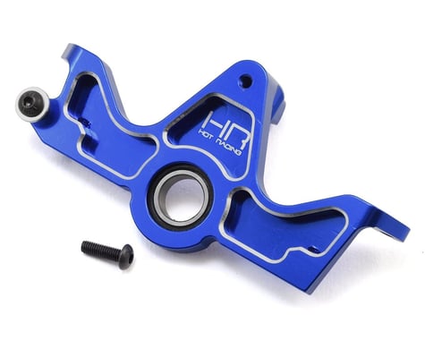 Hot Racing Aluminum HD Bearing Motor Mount for Traxxas Slash 4x4 (Blue)