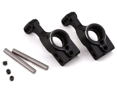 Hot Racing Pro Rear Axle Carriers for Traxxas 2WD (Black)