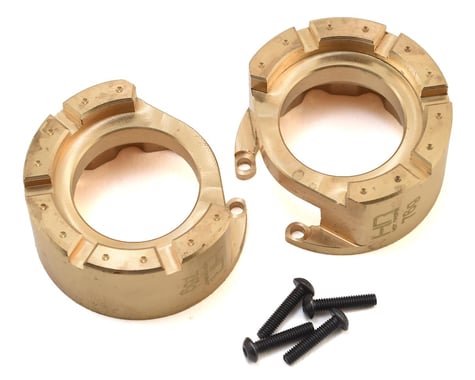 Hot Racing Brass Heavy Metal Knuckle Weight for Traxxas TRX-4 (2)