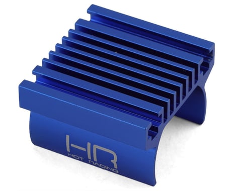 Hot Racing 180 Aluminum Motor Heat Sink for Traxxas TRX-4M (Blue)