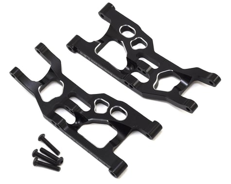 Hot Racing Axial Yeti Aluminum Front Suspension Control Arms (Black)