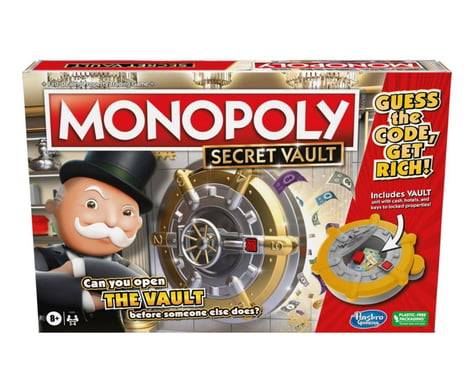 Hasbro Monopoly Secret Vault Board Game