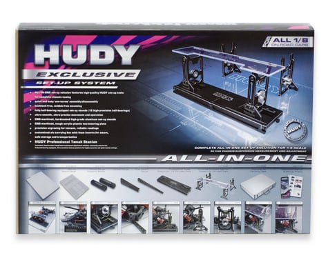 Hudy All-In-One Set up Solution for 1/8 On Road Cars