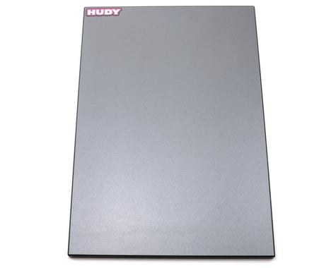 Hudy 1/10 & 1/12 On-Road Flat Set-Up Board (Dark Grey)