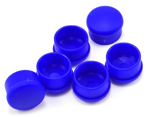 Hudy 22mm Plastic V2 Handle Cap Set (Blue) (6)