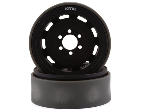 Incision KMC XD720 Roswell 1.9" Beadlock Wheels (Black) (2)
