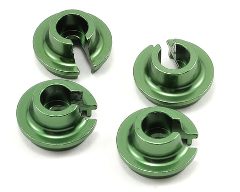 Team Integy AX10 Aluminum Spring Retainer (Green) (4)