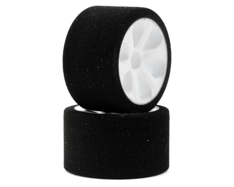 Jaco "Prism" 1/12 Mounted Foam Front Tires (Black) (2)
