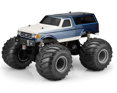 JConcepts 1989 Ford Bronco 10.5" Monster Truck Body (Clear)