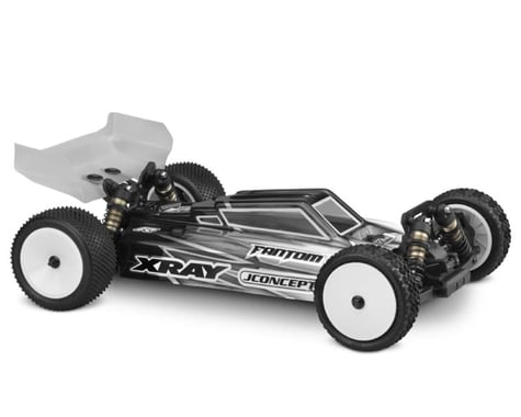 JConcepts XRAY XB4 2024 "F2" 1/10 Buggy Body w/Two Wings (Clear)