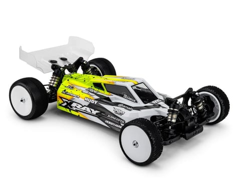 JConcepts XRAY XB4 2024 "S2" 1/10 Buggy Body w/Two Wings (Clear) (Lightweight)