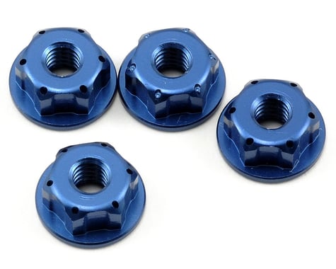 JConcepts 8/32" Lightweight Locking Wheel Nut Set (Blue) (4)