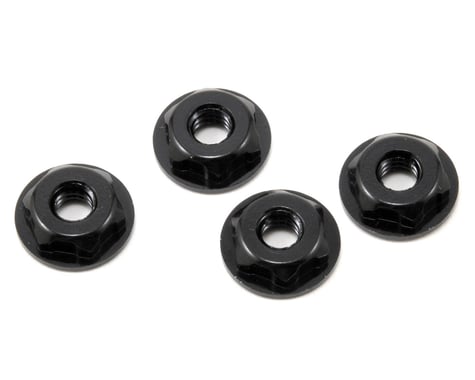 JConcepts 8/32" Thin-Pattern Lightweight Locking Wheel Nut Set (Black) (4)