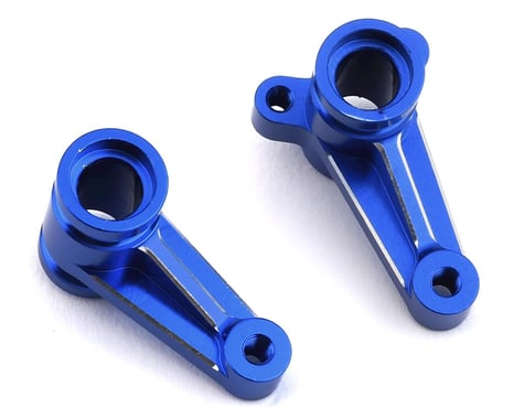 JConcepts B74 Aluminum Steering Bell Cranks (Blue)