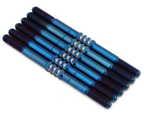 JConcepts XRAY XB2 2024 Fin Titanium Turnbuckles (Blue) (6)