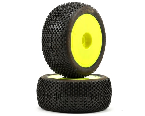 JConcepts Cross Hairs Half-Ups Pre-Mounted 1/8th Truggy Tires (2)