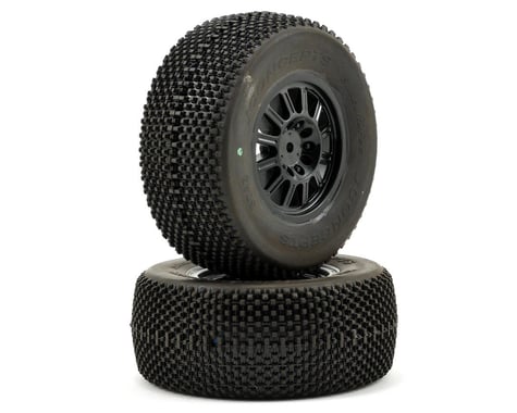JConcepts Subcultures Pre-Mounted SC Tires (Rulux) (2) (SC10 Rear)