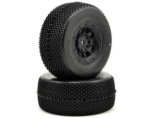 JConcepts Subcultures Pre-Mounted SC Tires (Hazard) +3mm Wheel (2) (SC5)