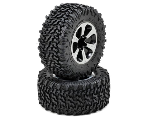 JConcepts Scorpios Pre-Mounted SC Tires w/Hustle Wheel (2) (Slash Rear)
