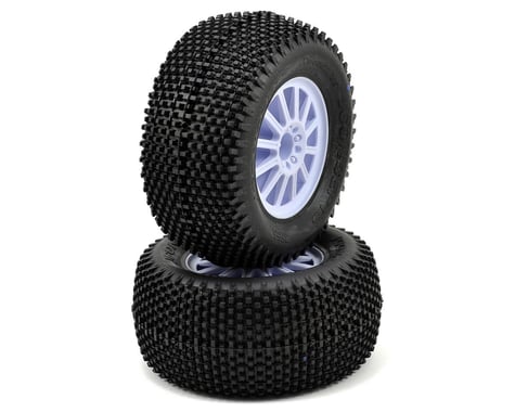 JConcepts Subcultures 2.8 Pre-Mounted Front Wheels (Rulux) (2) (Black)