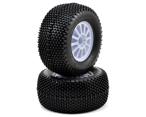 JConcepts Subcultures 2.8" Pre-Mounted (Rulux) Rear Wheels (2) (Black)