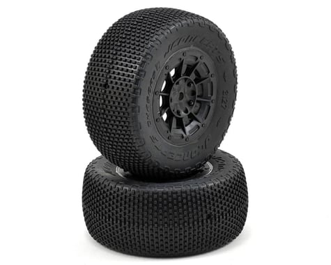 JConcepts LiL Chasers Pre-Mounted SC Tires w/Hazard Wheel (2) (TEN-SCTE)
