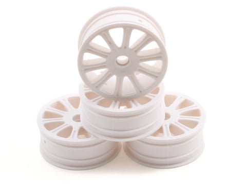JConcepts Rulux Associated B4 Front Wheel (4) (White)