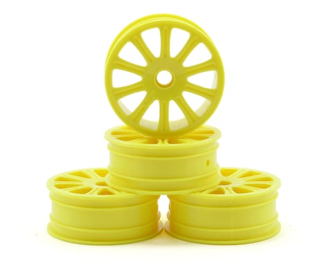 JConcepts Rulux Associated B4 Front Wheel (4) (Yellow)