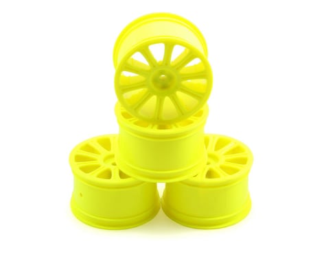 JConcepts Rulux 1/10th Rear Wheel (4) (Yellow)