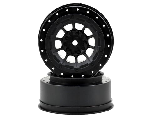 JConcepts 12mm Hex Hazard Front Wheel w/3mm Offset (Black) (2) (SC10B)
