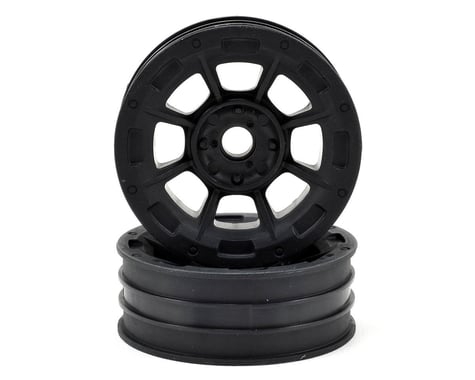 JConcepts Hazard 1.9" RC10 Front Wheel (Black) (2)