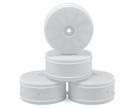 JConcepts 9.5mm Hex Bullet 60mm 4WD Front Buggy Wheels (4) (B44.2) (White)
