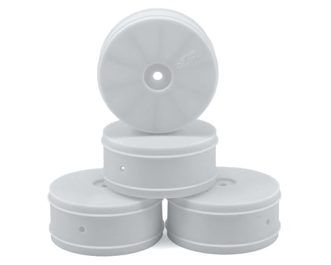 JConcepts 12mm Hex Bullet 60mm 4WD Front Buggy Wheels (4) (22-4) (White)