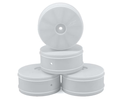 JConcepts Bullet 60mm 4WD Front Buggy Wheels (4) (ZX6/XB4/B-MAX4) (White)