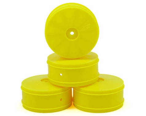 JConcepts Bullet 60mm 4WD Front Buggy Wheels (4) (ZX6/XB4/B-MAX4) (Yellow)