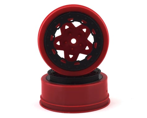 JConcepts 12mm Hex Tremor Short Course Wheels (Red) (2)