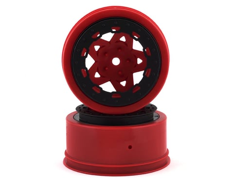 JConcepts 12mm Hex Tremor Short Course Wheels (Red) (2)