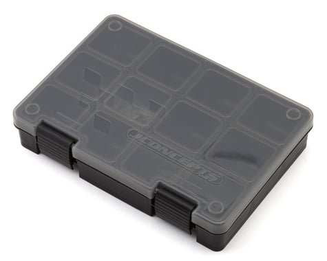 JConcepts Hardware Storage Box (Black/Smoke Grey) (8x5.50x1.5")