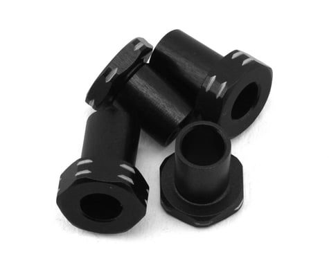 JConcepts RC10B7 Aluminum Caster Hat Bushings (Black) (4)