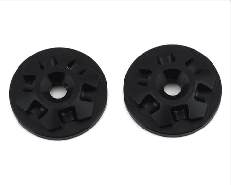 JConcepts Aluminum RM2 Clover Wing Button (Black) (2)