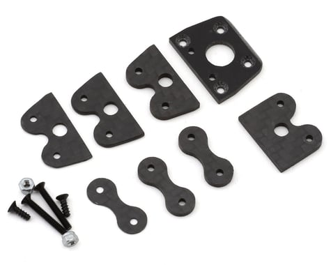 Jomurema Mini-Z GT01 Body Carbon Fiber Front Mount Holder Set