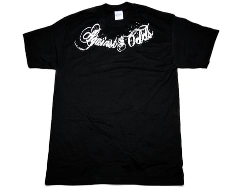 JQRacing "Against The Odds" Black T-Shirt (3X-Large - Tall)