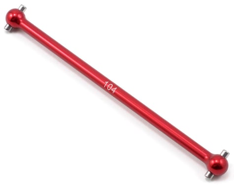 JQRacing 104mm Center Dogbone Driveshaft (Weight Back) (Red)